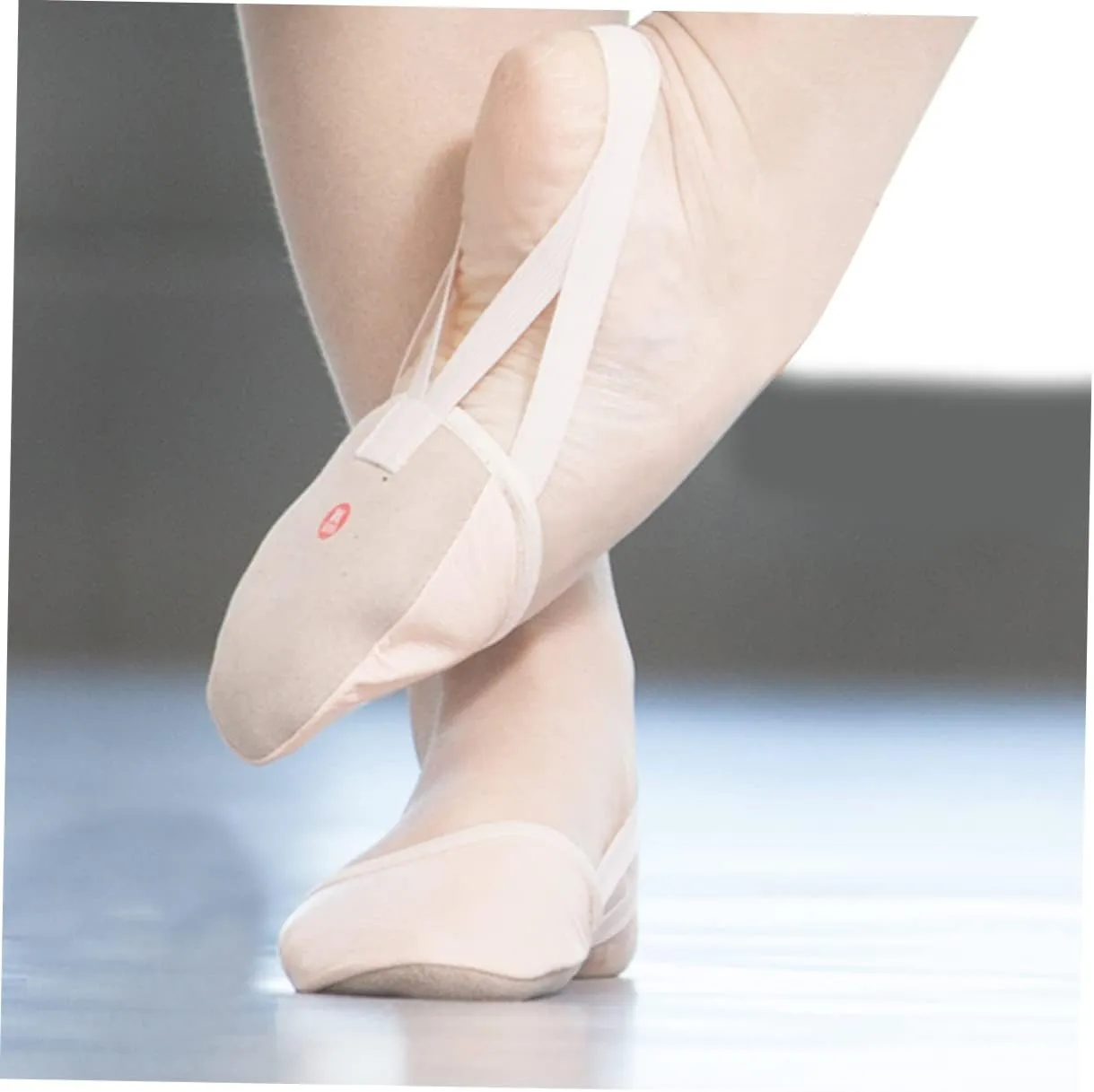 1 Pair Elastic Band Dance Shoes Half Toe Pouches for Women Ballet Pointe Shoes Size 39 Non-Slip Breathable