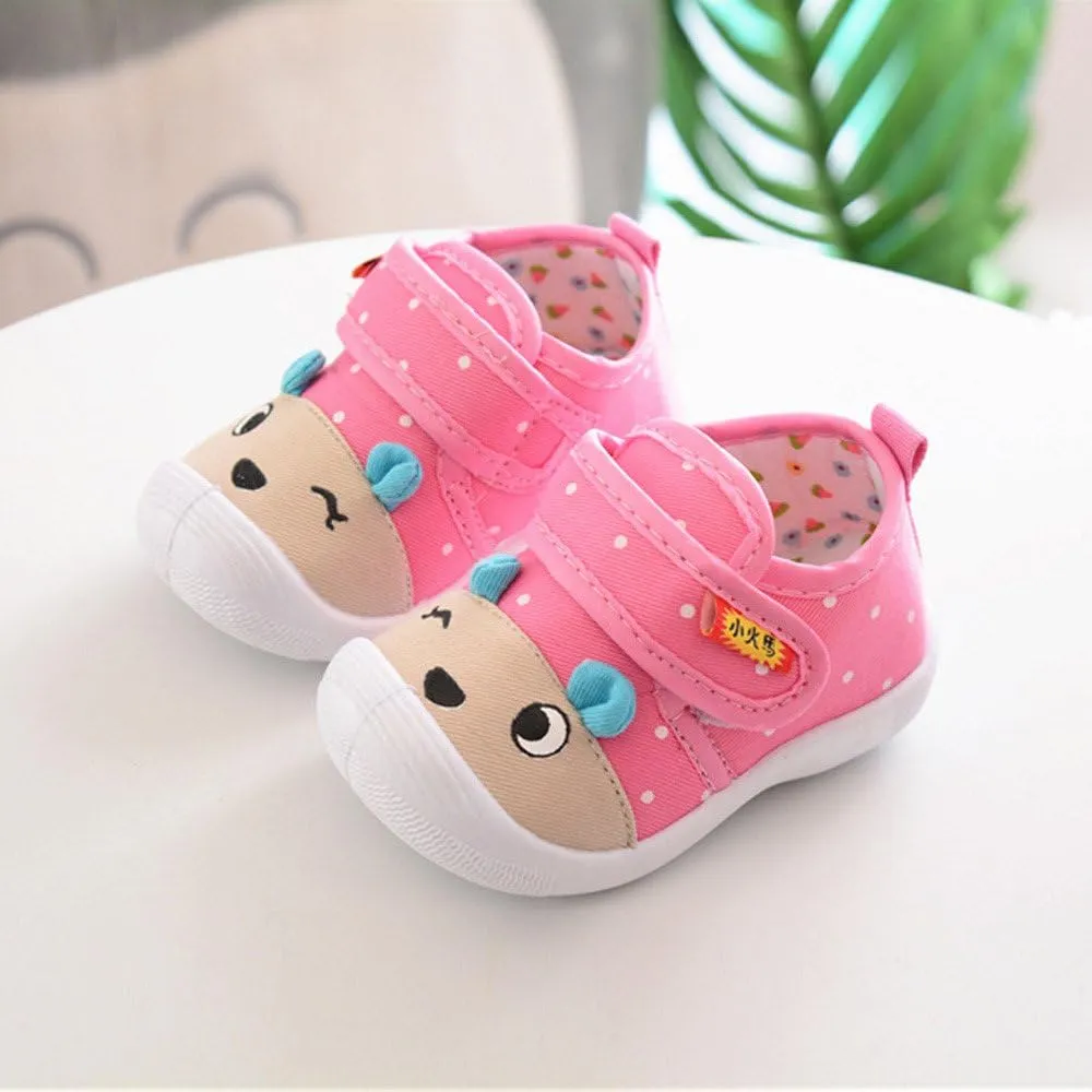 18-24 Month Toddler Shoes - Boys & Girls Cartoon Squeaky Sole Anti-Slip Infant Kids Shoes