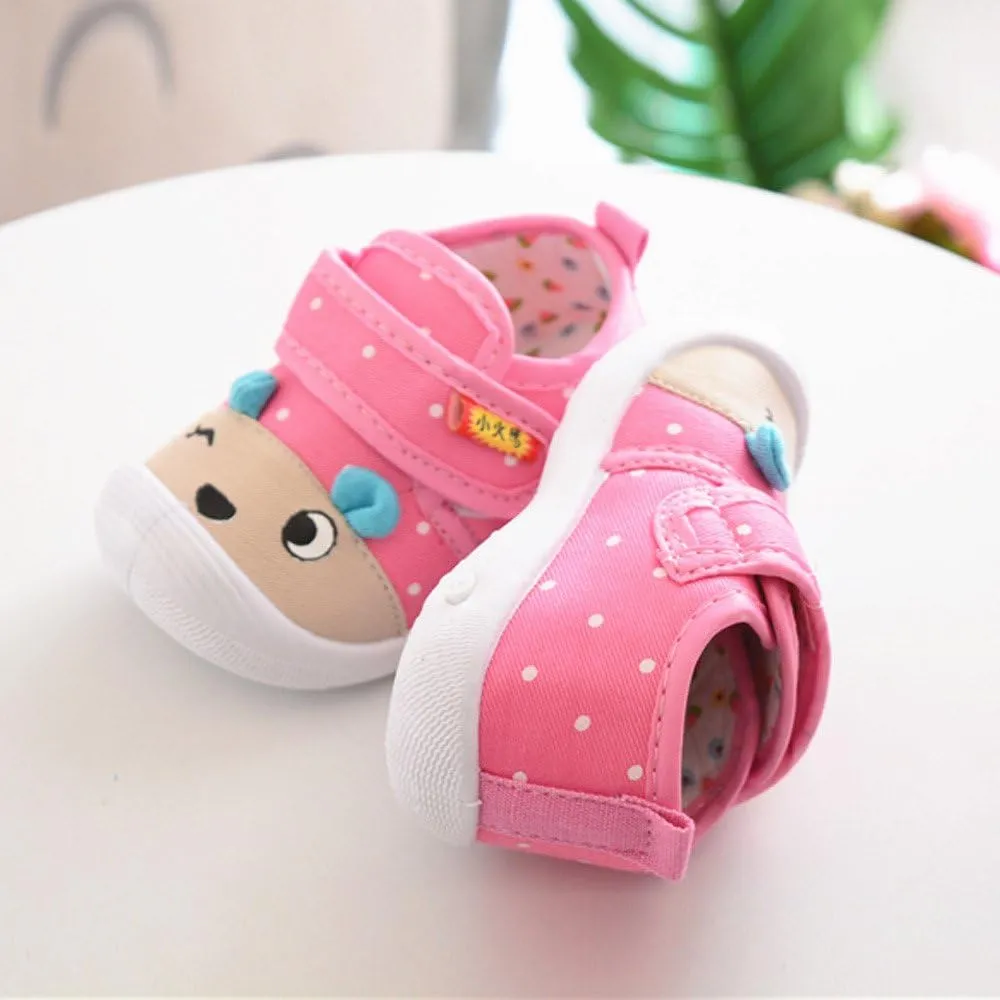 18-24 Month Toddler Shoes - Boys & Girls Cartoon Squeaky Sole Anti-Slip Infant Kids Shoes