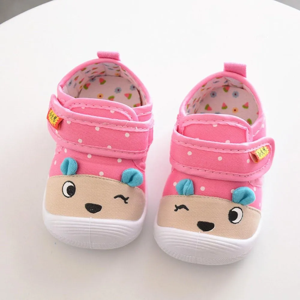 18-24 Month Toddler Shoes - Boys & Girls Cartoon Squeaky Sole Anti-Slip Infant Kids Shoes