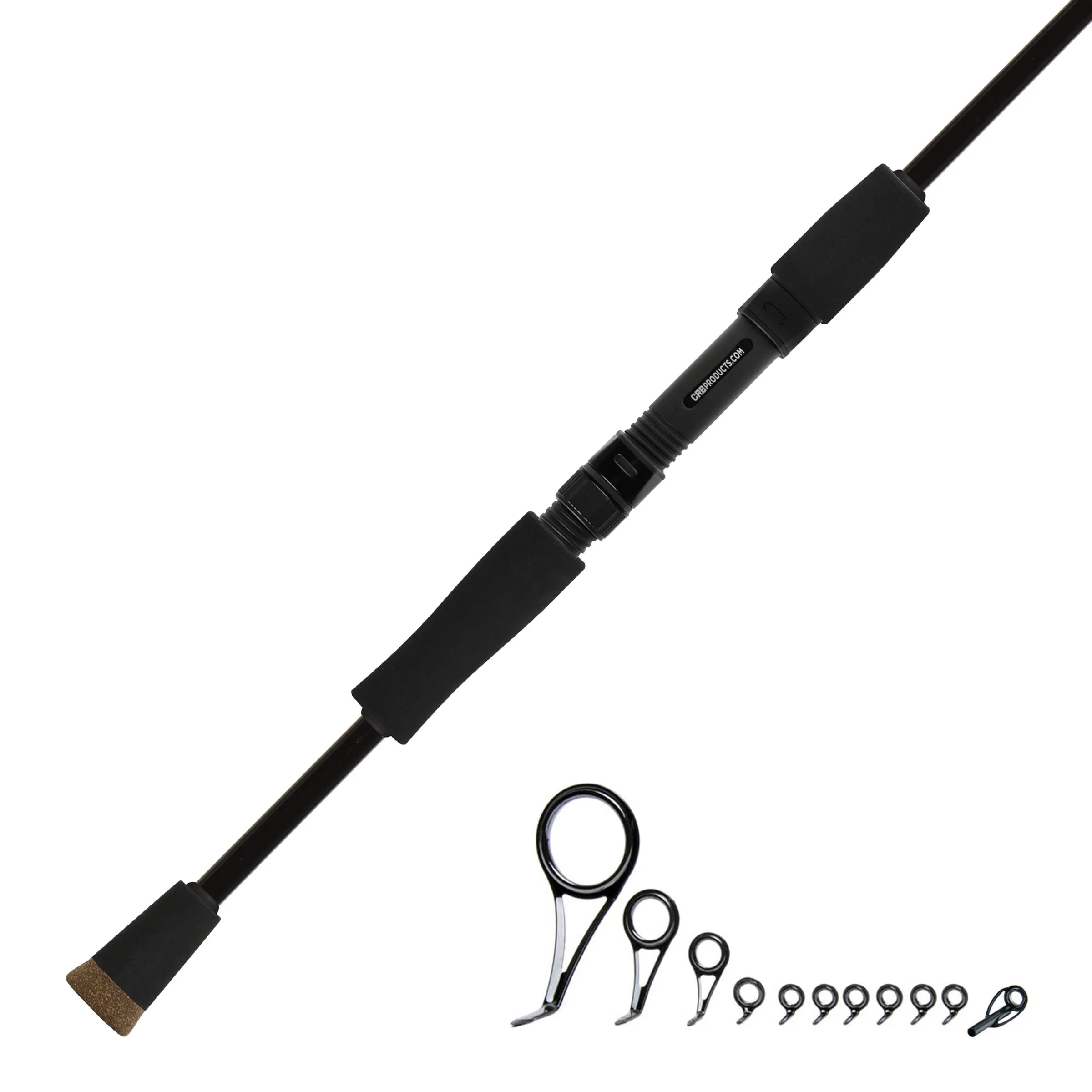 7'0" Medium 2-Piece Color Spinning Rod Kits - IS702M