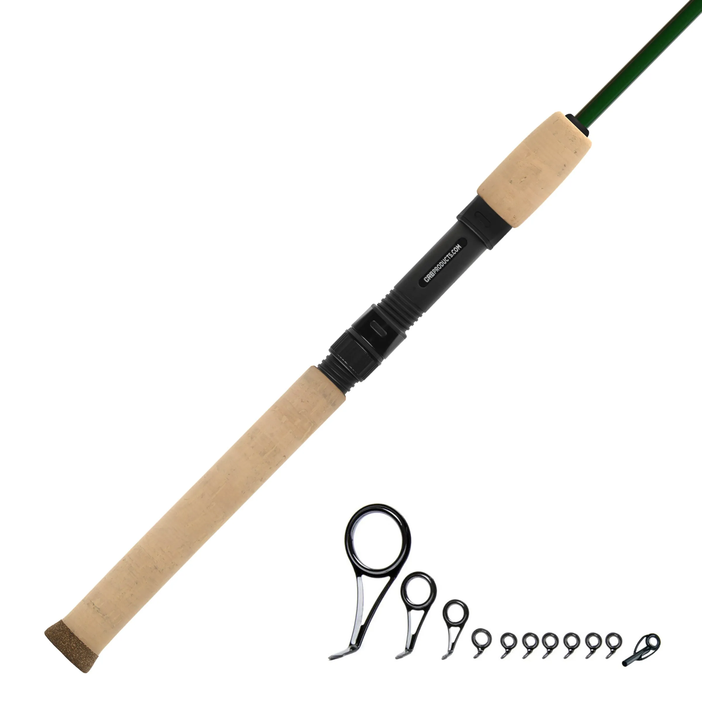 7'0" Medium 2-Piece Color Spinning Rod Kits - IS702M
