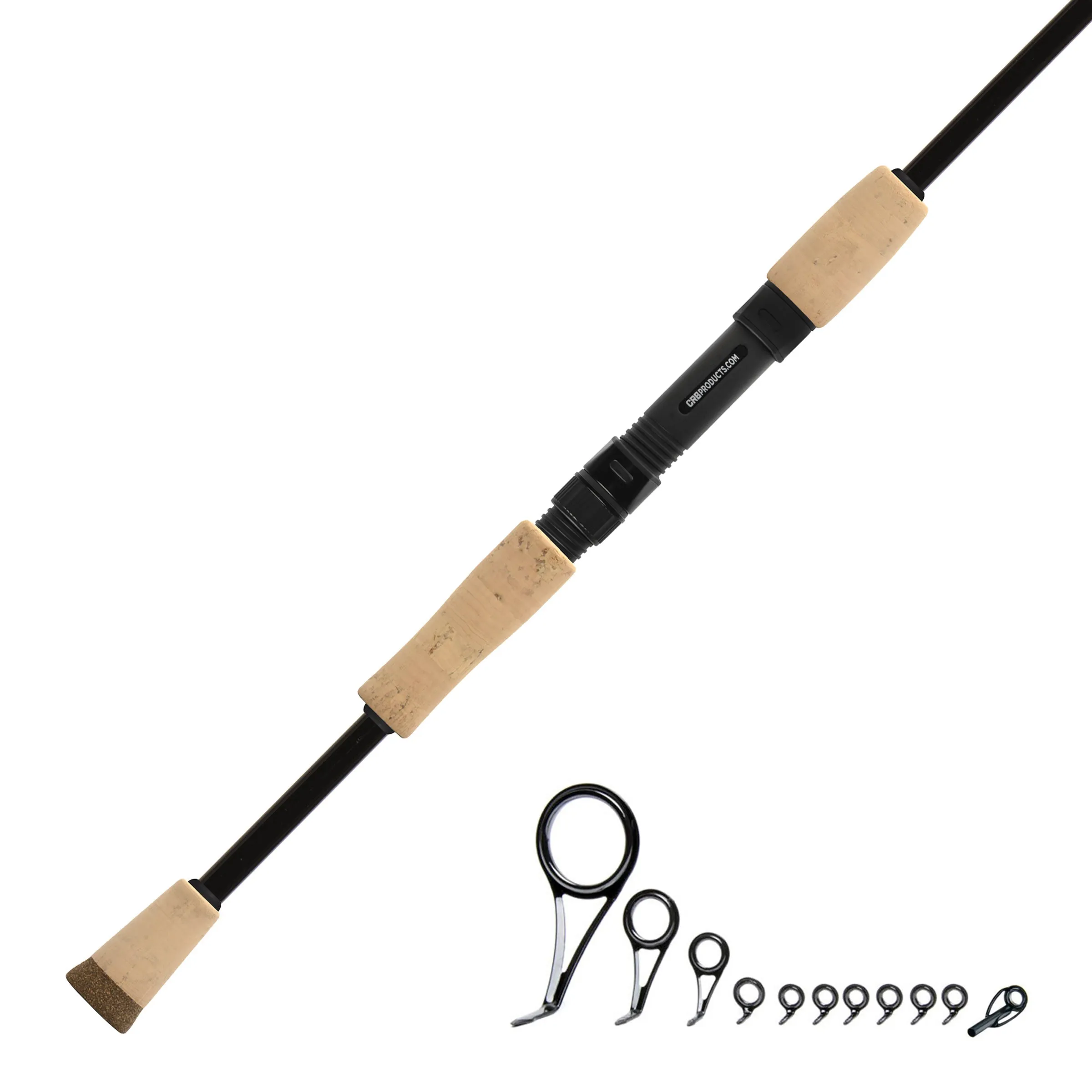 7'0" Medium 2-Piece Color Spinning Rod Kits - IS702M
