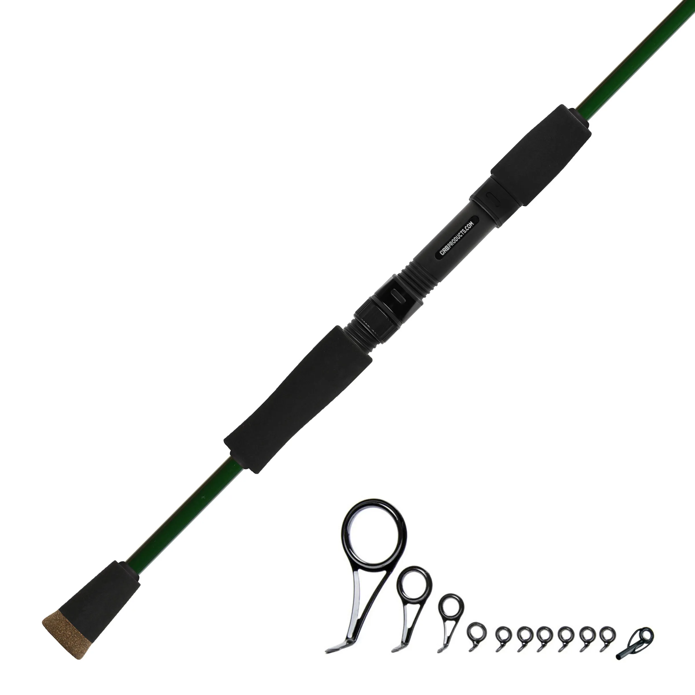 7'0" Medium 2-Piece Color Spinning Rod Kits - IS702M