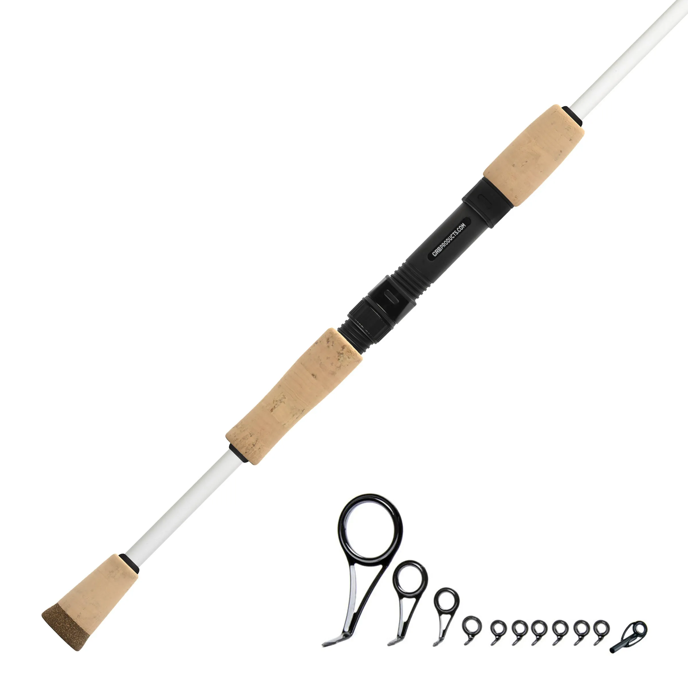 7'0" Medium 2-Piece Color Spinning Rod Kits - IS702M