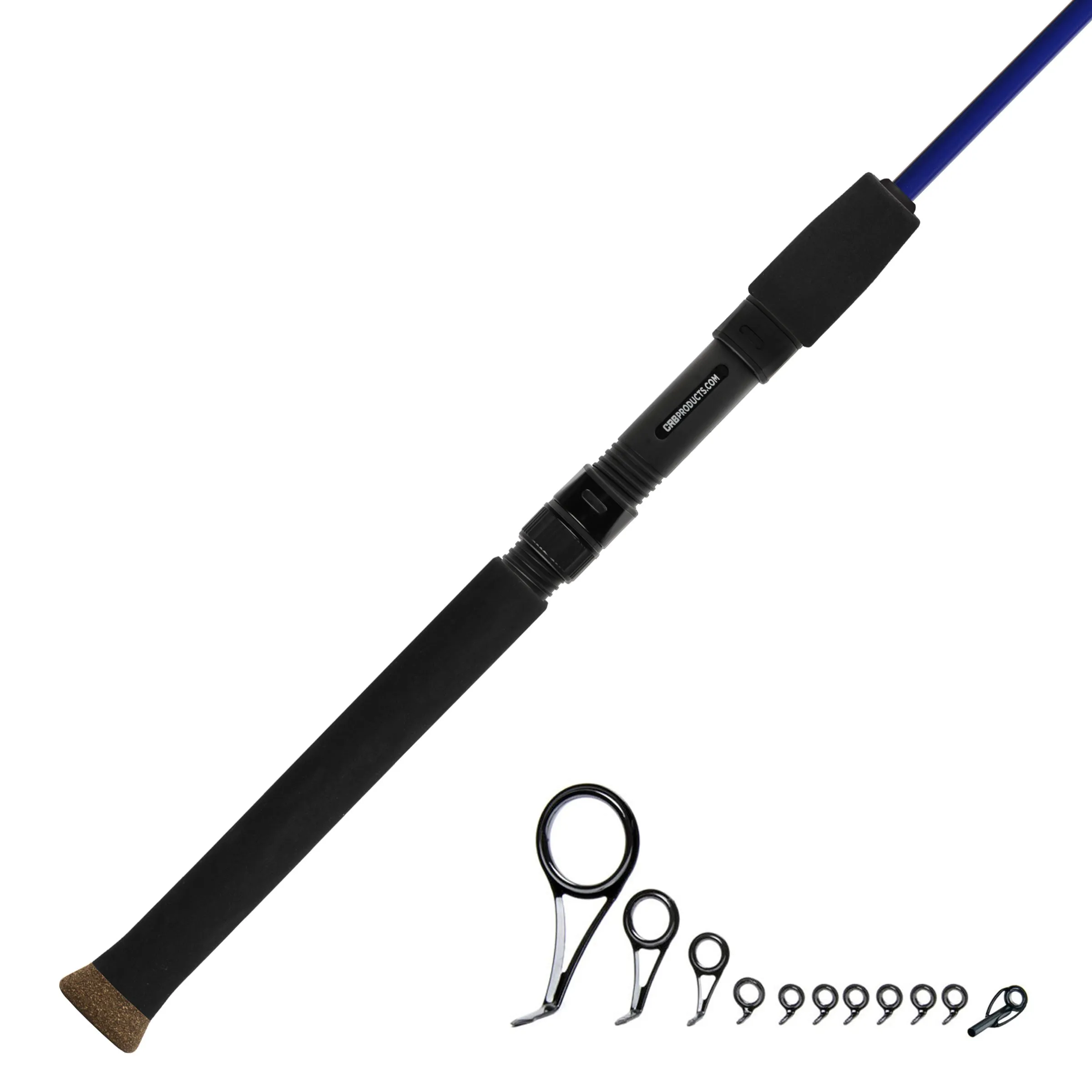 7'0" Medium 2-Piece Color Spinning Rod Kits - IS702M
