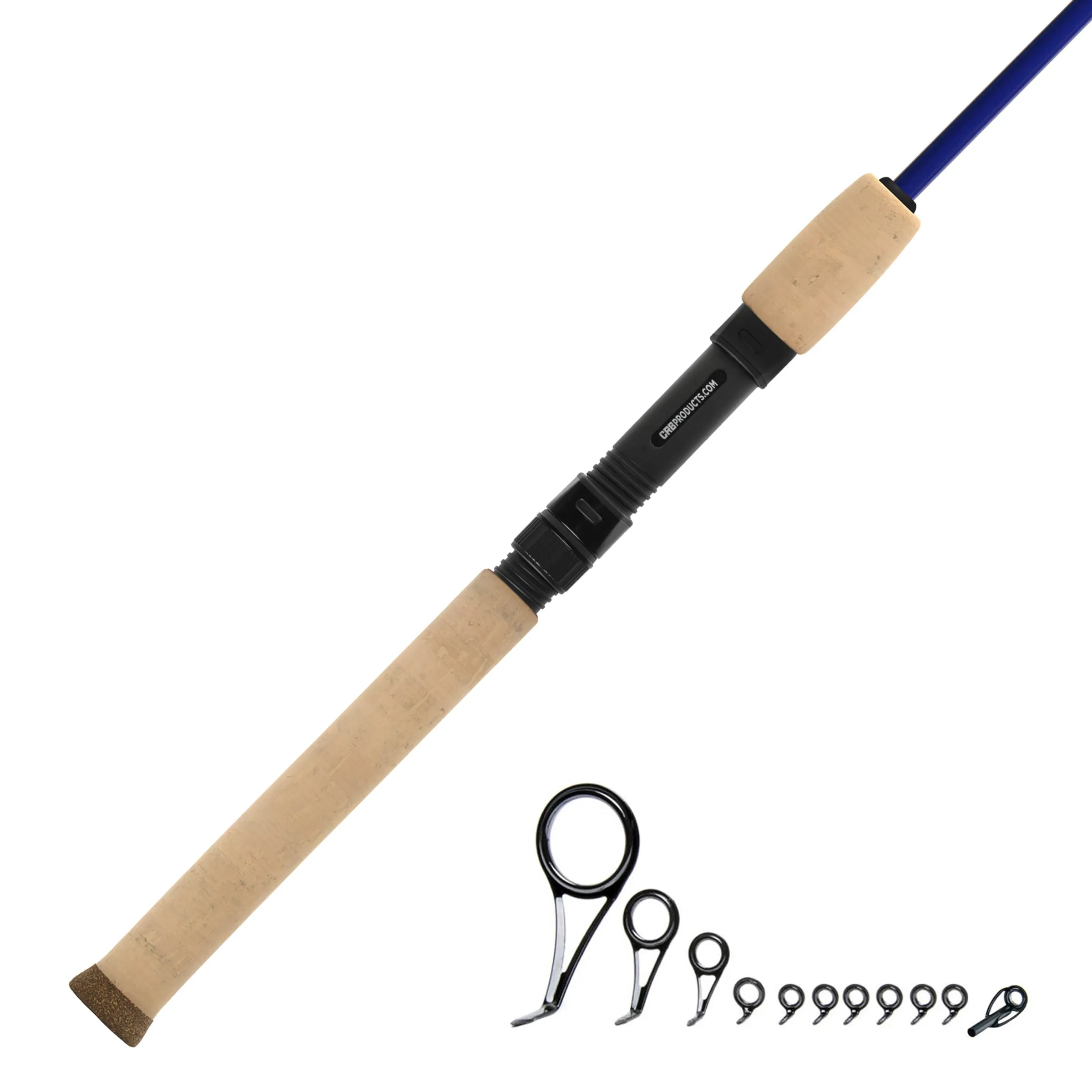 7'0" Medium 2-Piece Color Spinning Rod Kits - IS702M