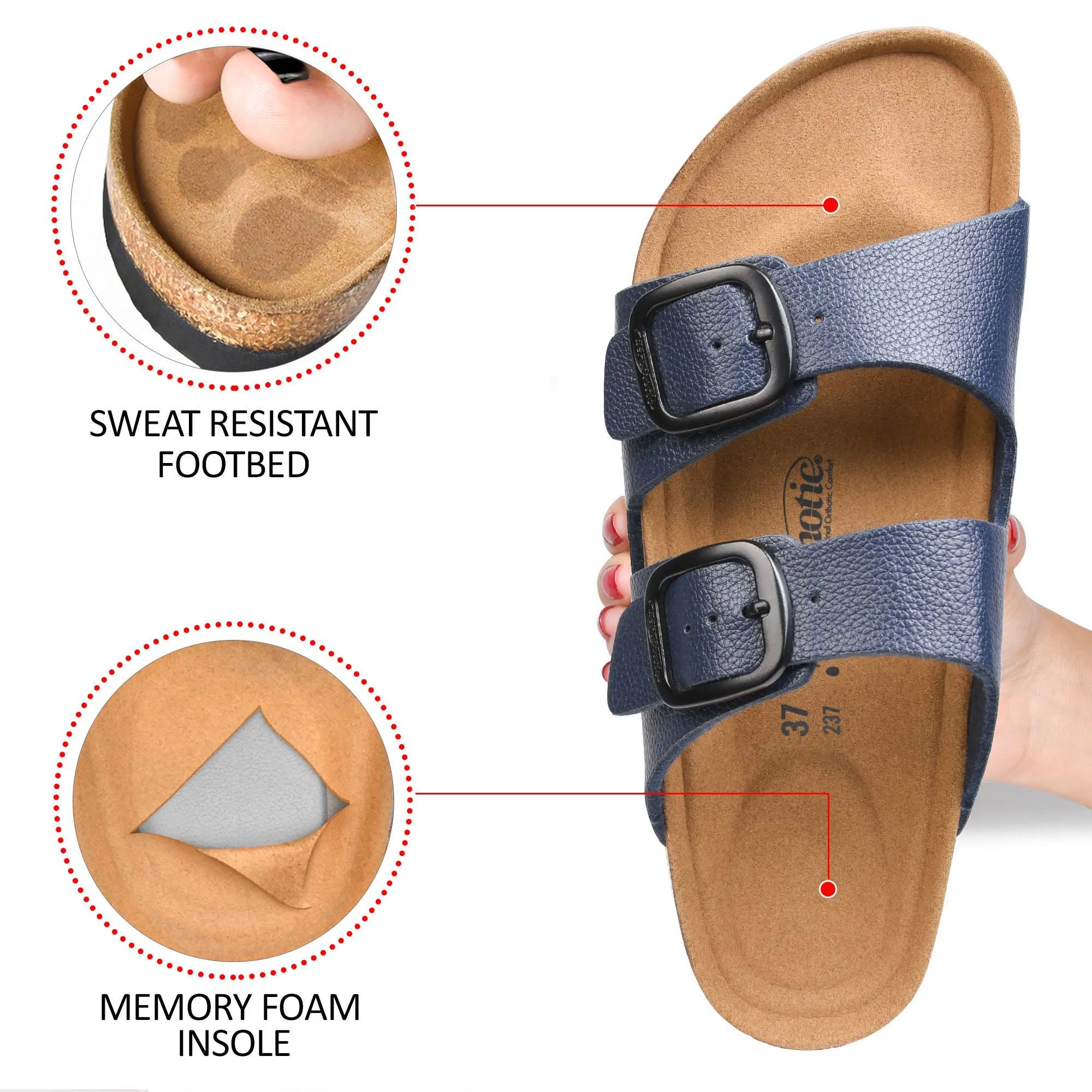 Aerothotic - Arete Unisex Slide Sandals - PU1107