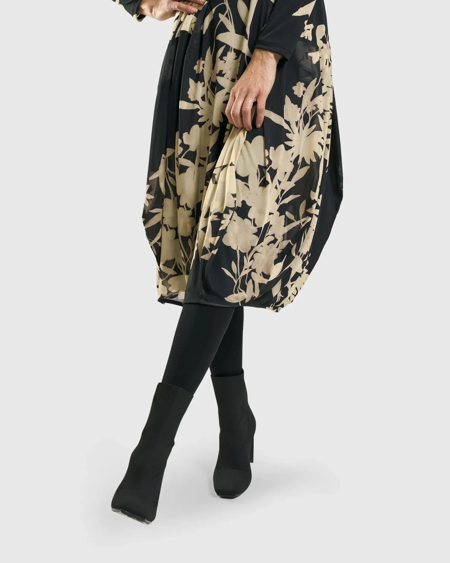 Amber Cocoon Dress, Floral