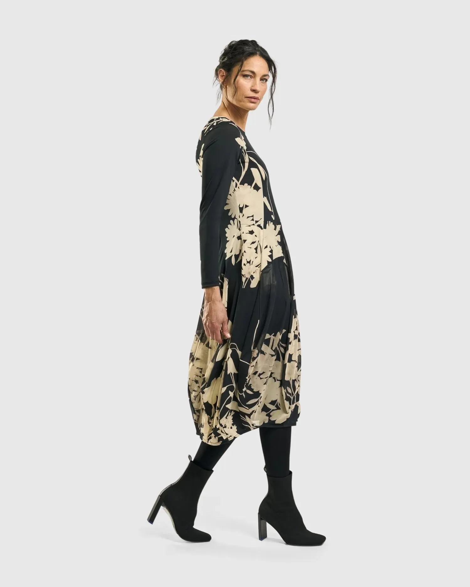 Amber Cocoon Dress, Floral