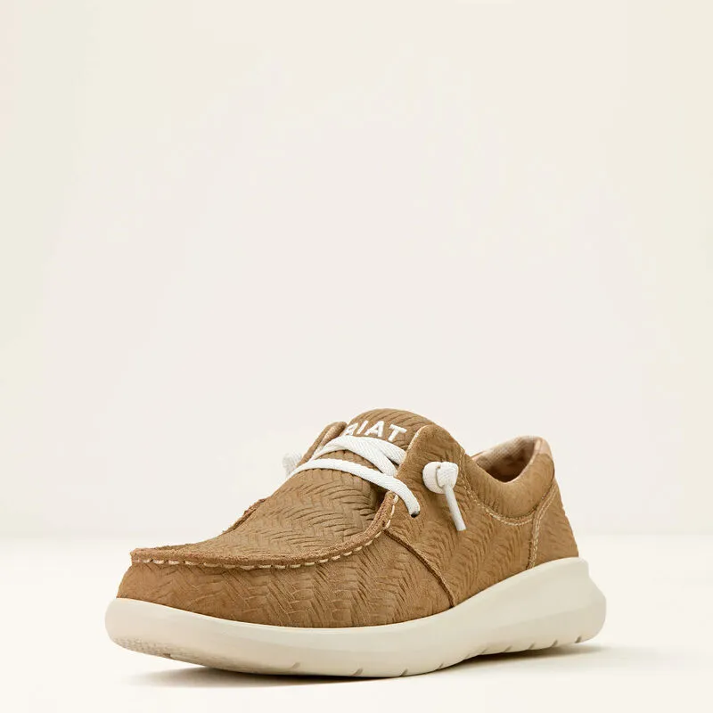 Ariat Hilo Slip-On Shoe [Tan Woven Emboss]