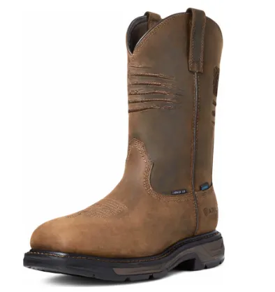 Ariat WorkHog XT Patriot Waterproof Carbon Toe Work Boot Style 10036002