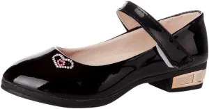Baby Girls Dress Shoes Mary Jane Shoes for Girls Party Wedding Flower Kid School Shoes Low Heel Flats