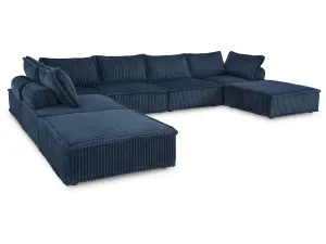 Bales Navy 7-Piece Modular Seating