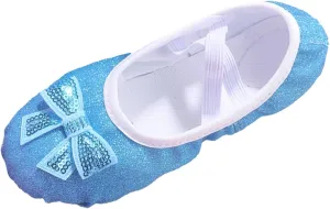 Ballet Shoes for Toddler Girls Glitter Ballet Slippers Dance Shoes(Toddler/Little/Big Kids) Pin Ballet Flat