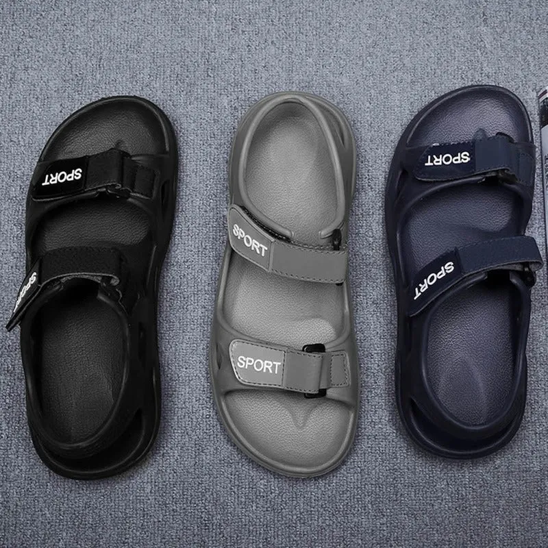 Beach Slippers Solid Hook Hollow Out Casual Breathable Flats Sandals Shoes Flat