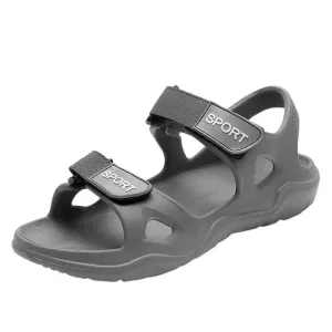 Beach Slippers Solid Hook Hollow Out Casual Breathable Flats Sandals Shoes Flat