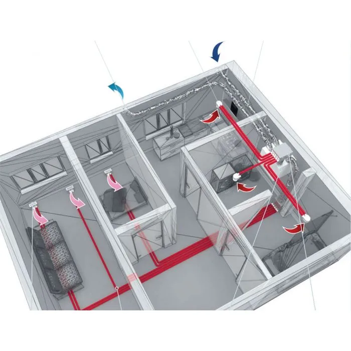 Blauberg KOMFORT-EC-SB-160 Komfort Vertically Mounted MVHR Mechanical Ventilation Unit with Heat Recovery