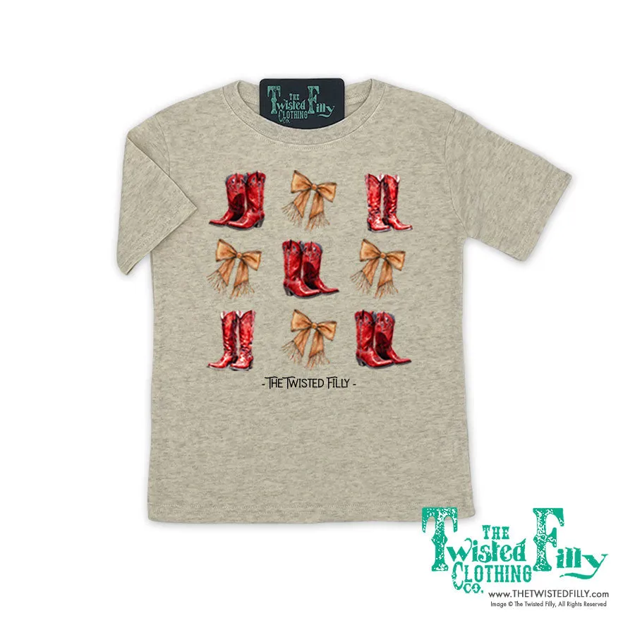 Boots & Bows - S/S Youth Girls Tee - Assorted Colors