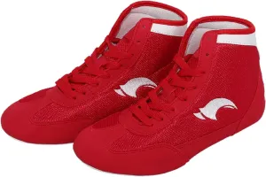 Boxing Shoes for Kids Sports Training Shoes Men's Wrestling Shoes Boys Girls High Top Boots Competition Fitness