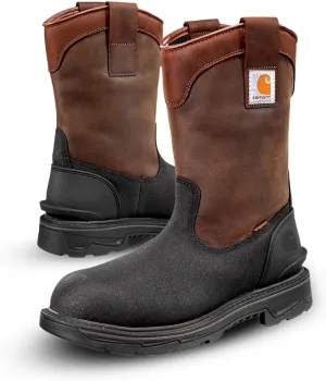 Carhartt Men's Ironwood Waterproof 11" Alloy Toe Wellington Work Boot