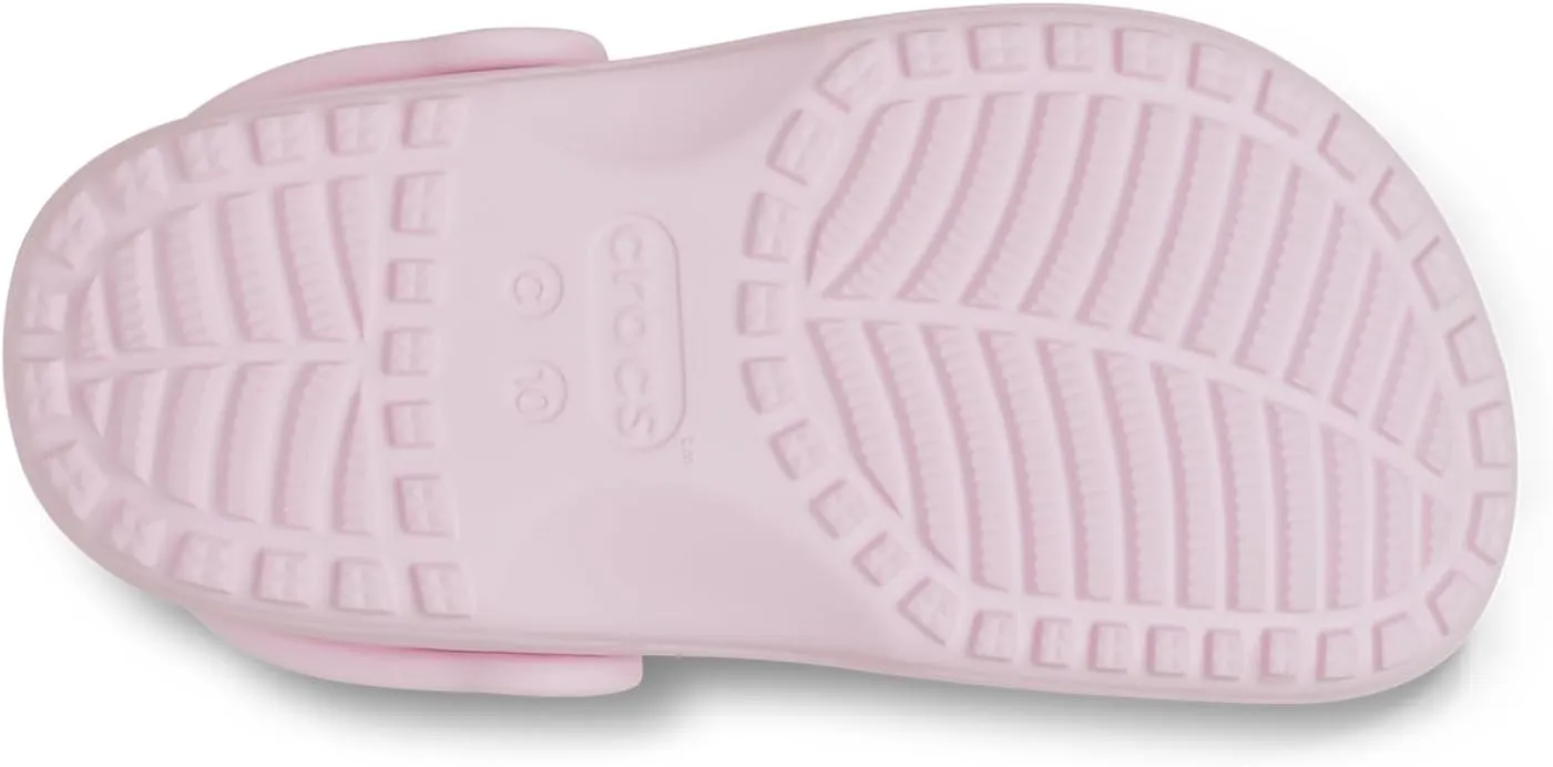 Crocs Unisex-Child Classic Clogs with Floral Cut Out Design, Kids and Toddler Shoes