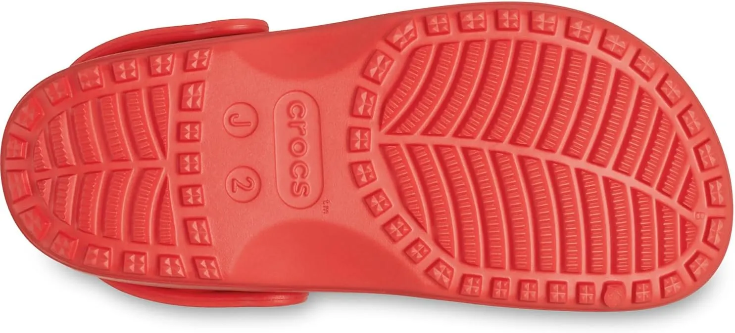 Crocs Unisex-Child Classic Clogs with Floral Cut Out Design (Little Big Kid)