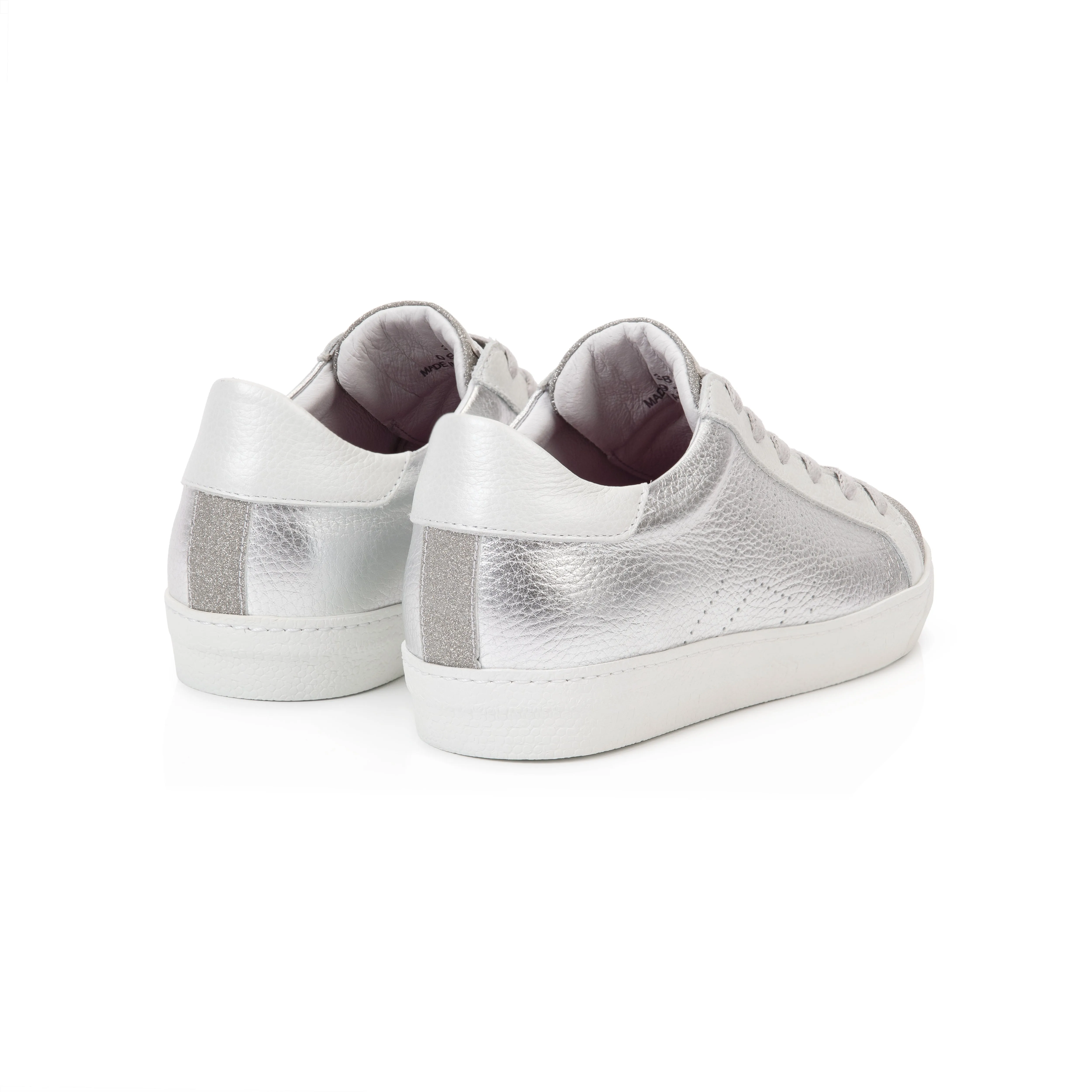 Cru Signature: Multi Silver Trainers