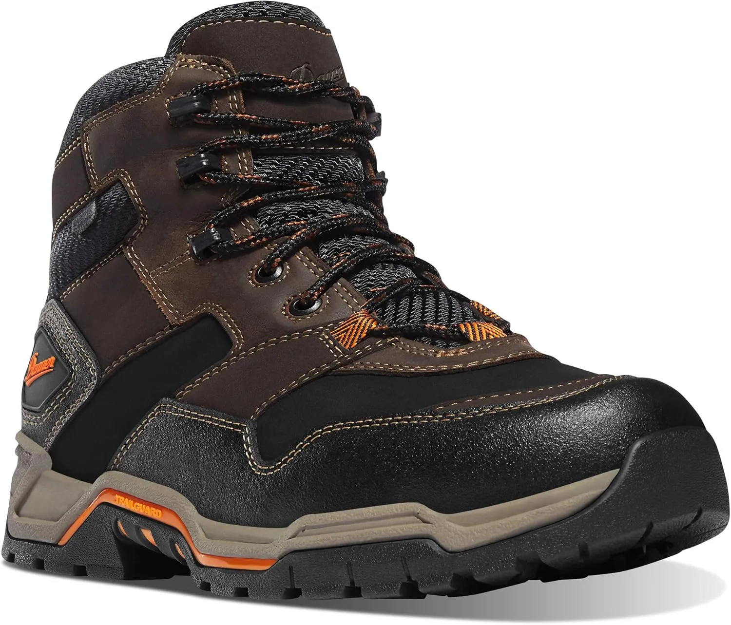 Danner Field Ranger 6 Waterproof Composite Toe Work Boots for Men - Leather and Textile with Breathable Dry & Slip-Resistant Outsole, EH Rated