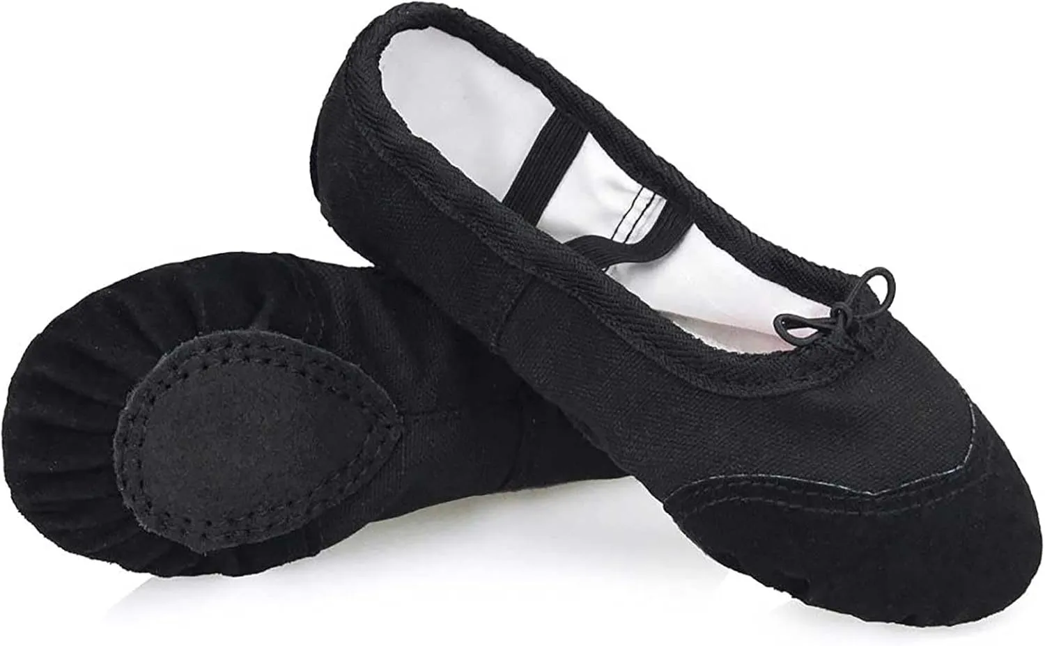 Daydance Ballet Slippers Soft Split Sole Dance Shoes (Toddler, Kids, Boys, Girls, Adult)