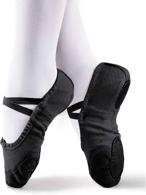 Daydance Ballet Slippers Soft Split Sole Dance Shoes (Toddler, Kids, Boys, Girls, Adult)