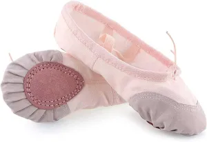 Daydance Ballet Slippers Soft Split Sole Dance Shoes (Toddler, Kids, Boys, Girls, Adult)