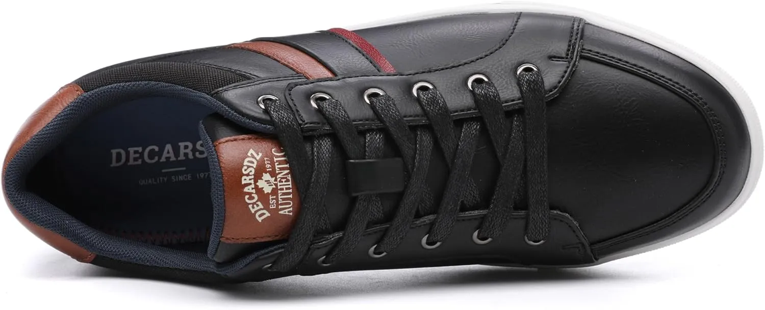 DECARSDZ Men's Fashion Dress Sneakers Classic Retro Casual Skate Shoes Breathable Sambas Walking Dress Sneaker