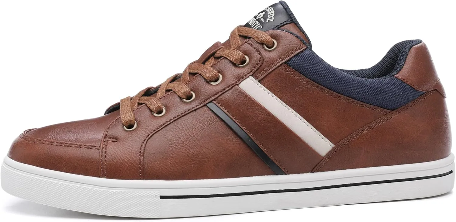 DECARSDZ Men's Fashion Dress Sneakers Classic Retro Casual Skate Shoes Breathable Sambas Walking Dress Sneaker