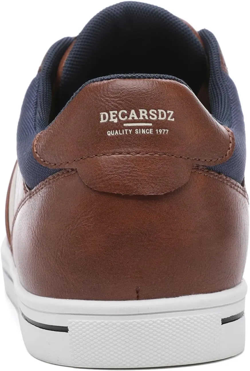 DECARSDZ Men's Fashion Dress Sneakers Classic Retro Casual Skate Shoes Breathable Sambas Walking Dress Sneaker