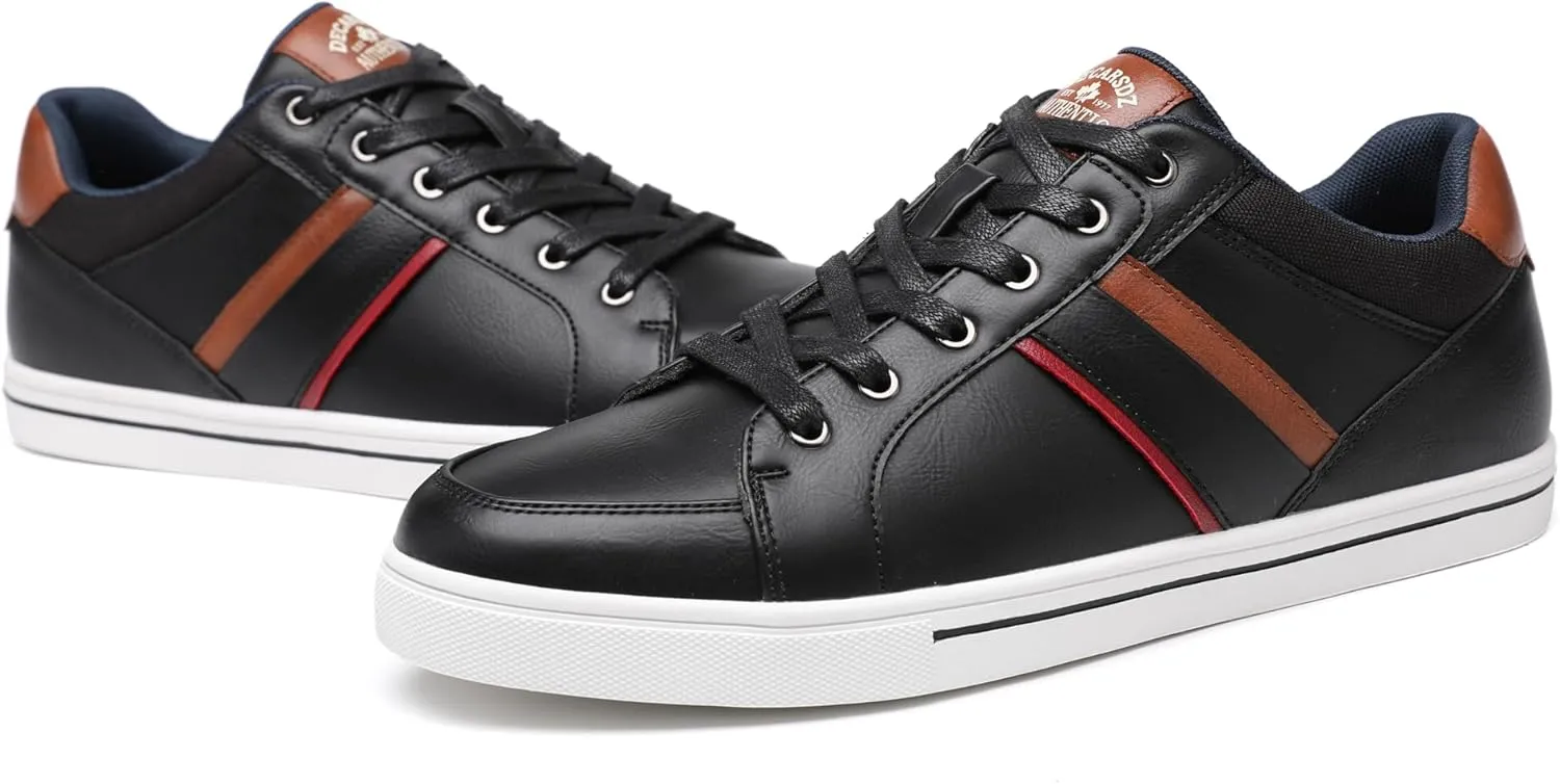 DECARSDZ Men's Fashion Dress Sneakers Classic Retro Casual Skate Shoes Breathable Sambas Walking Dress Sneaker