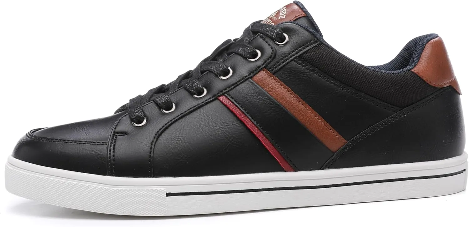 DECARSDZ Men's Fashion Dress Sneakers Classic Retro Casual Skate Shoes Breathable Sambas Walking Dress Sneaker