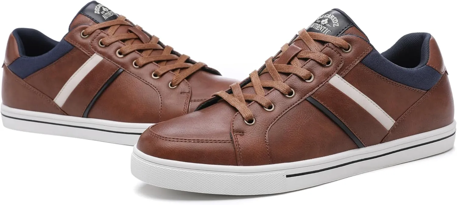 DECARSDZ Men's Fashion Dress Sneakers Classic Retro Casual Skate Shoes Breathable Sambas Walking Dress Sneaker