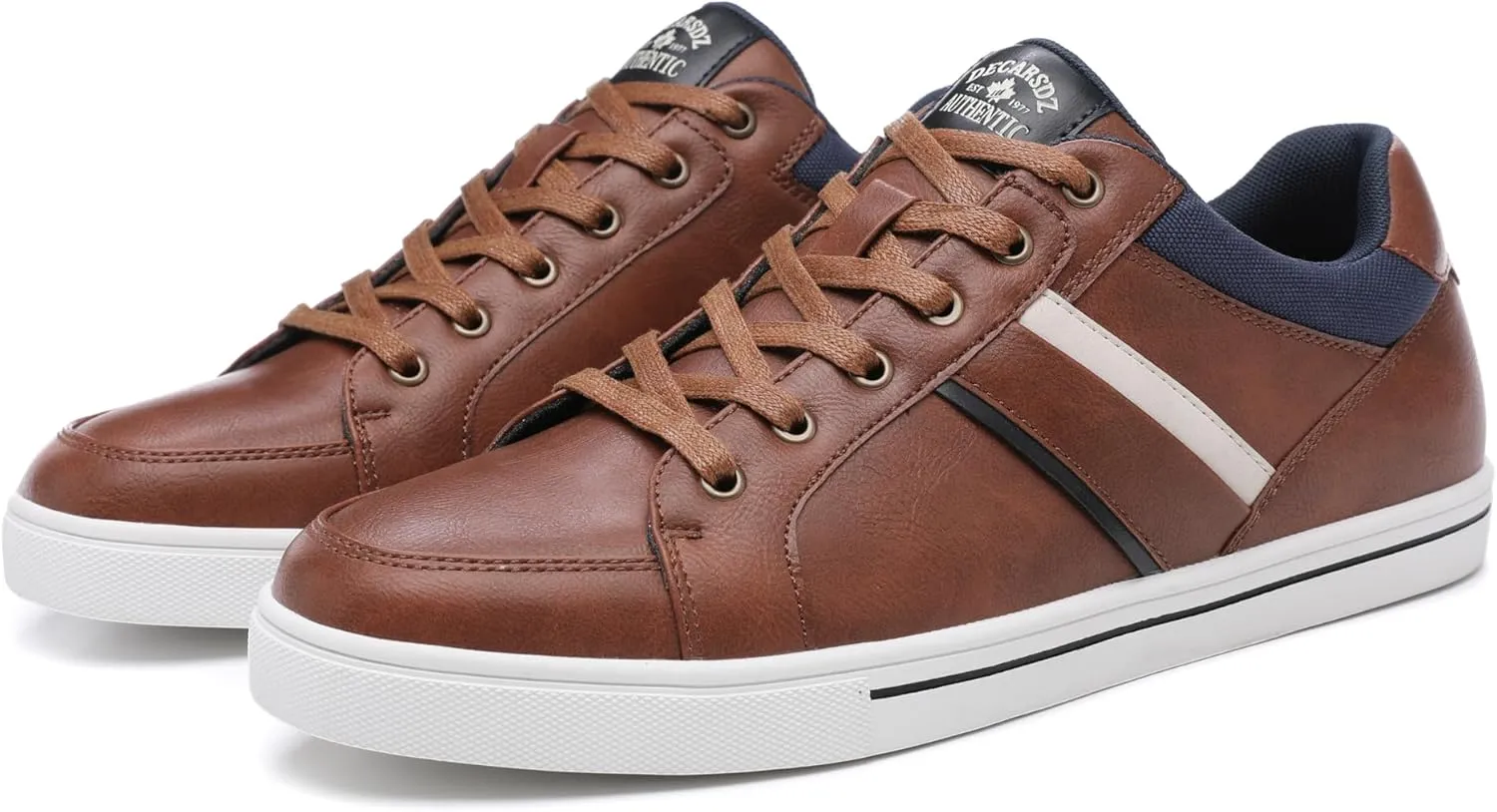 DECARSDZ Men's Fashion Dress Sneakers Classic Retro Casual Skate Shoes Breathable Sambas Walking Dress Sneaker