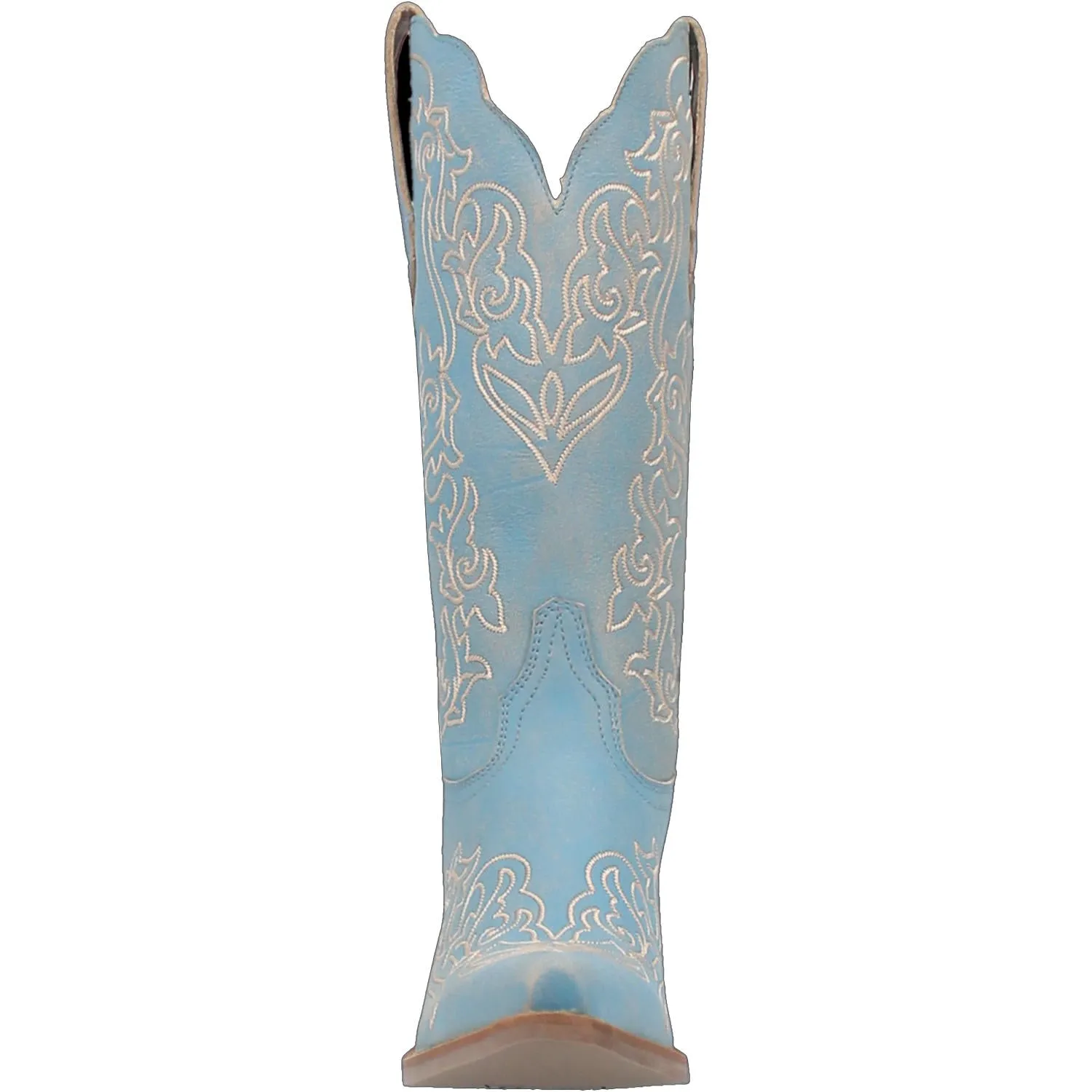Dingo Women's Flirty N' Fun Blue Leather Round Toe Boot DI171