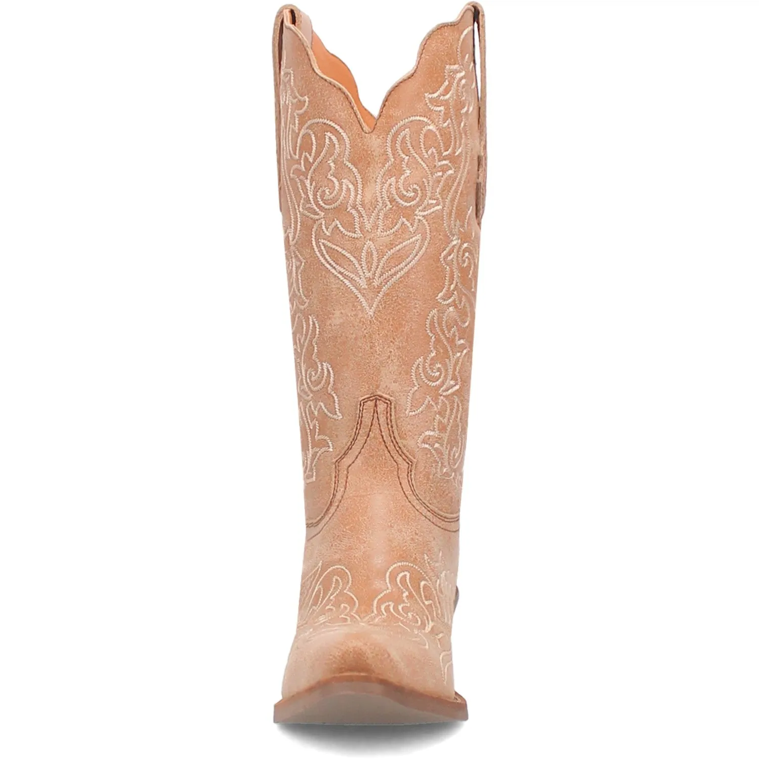 Dingo Women's Flirty N' Fun Camel Leather Narrow Toe Boot DI171