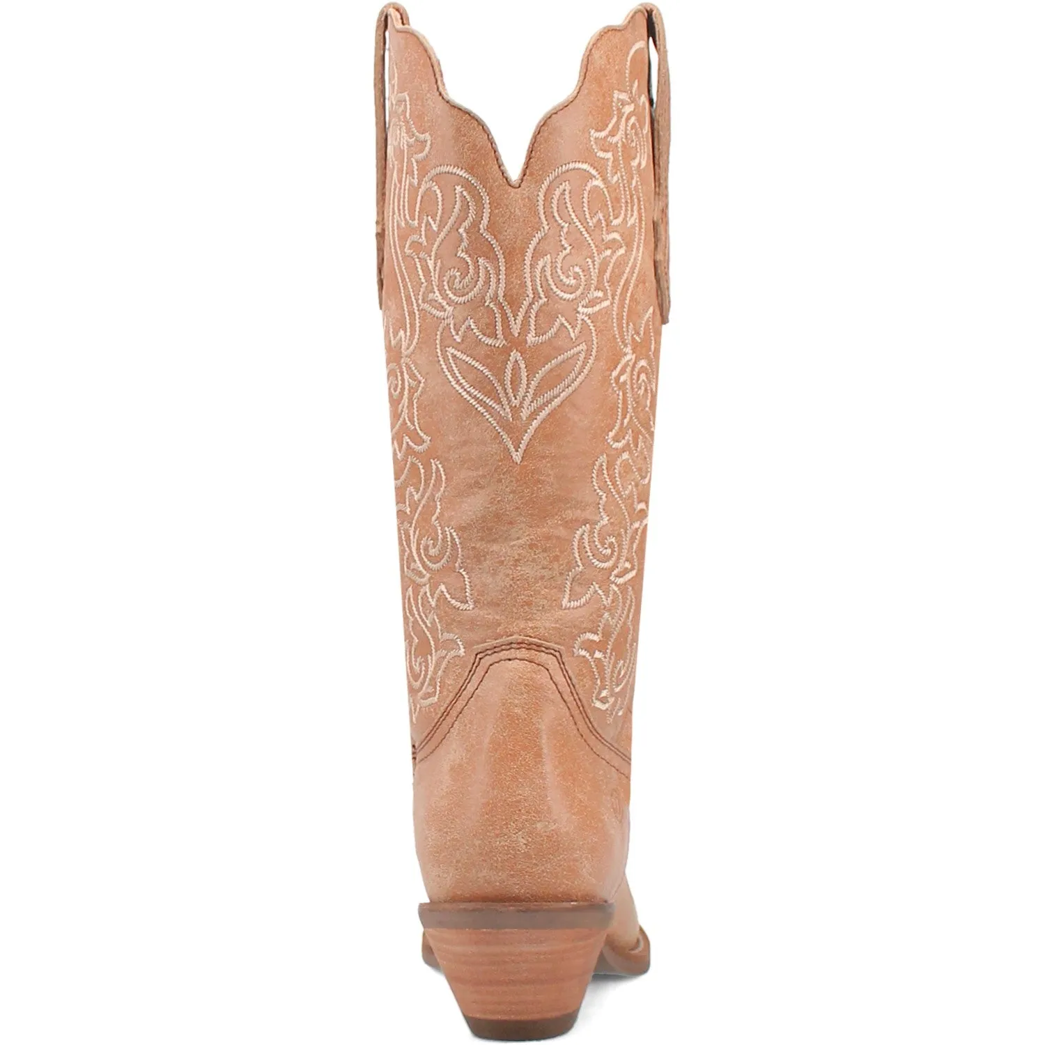 Dingo Women's Flirty N' Fun Camel Leather Narrow Toe Boot DI171