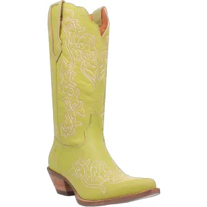Dingo Women's Flirty N' Fun Green Leather Round Toe Boot DI171