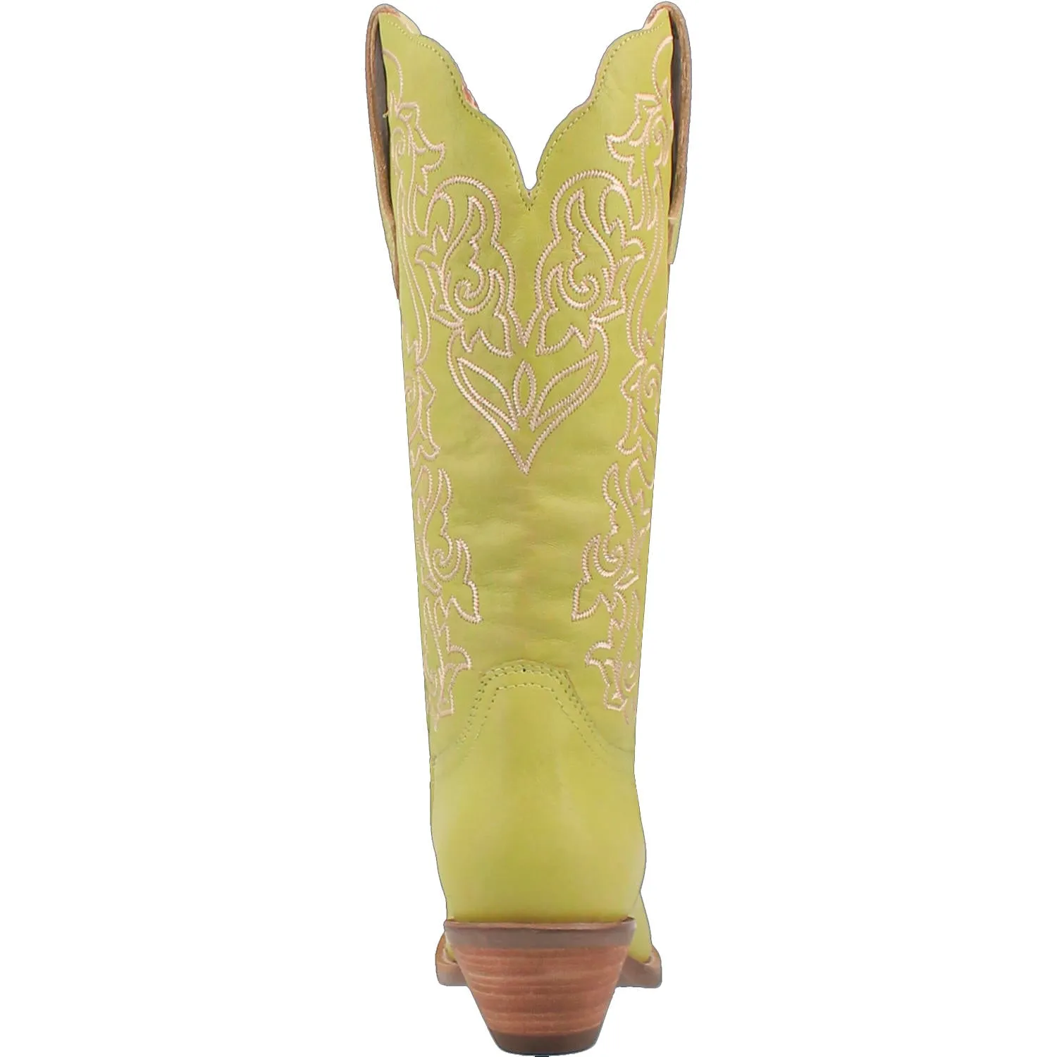 Dingo Women's Flirty N' Fun Green Leather Round Toe Boot DI171
