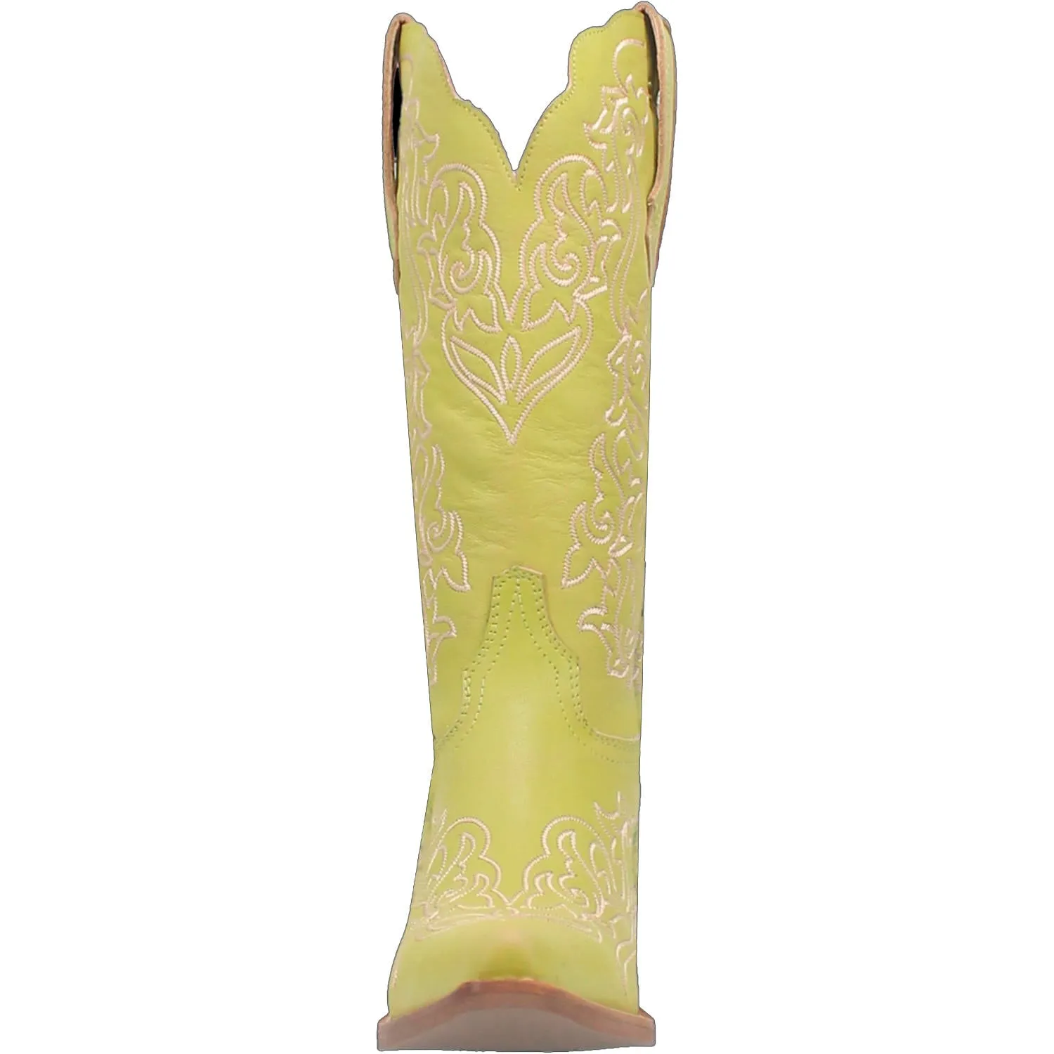 Dingo Women's Flirty N' Fun Green Leather Round Toe Boot DI171
