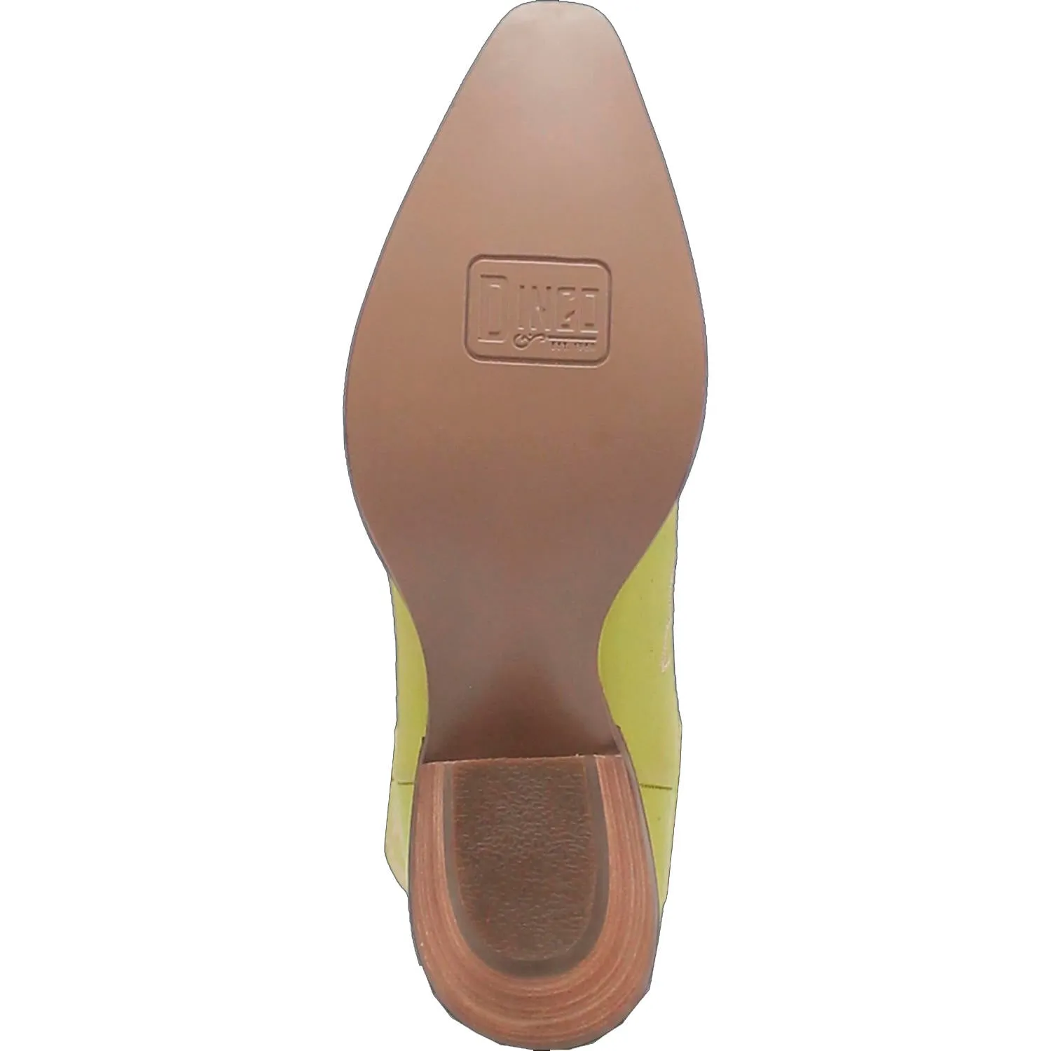 Dingo Women's Flirty N' Fun Green Leather Round Toe Boot DI171