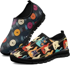 Doojoayie Artistic Shoes for Women Slip On Sneakers Summer Tennis Shoes for Walking
