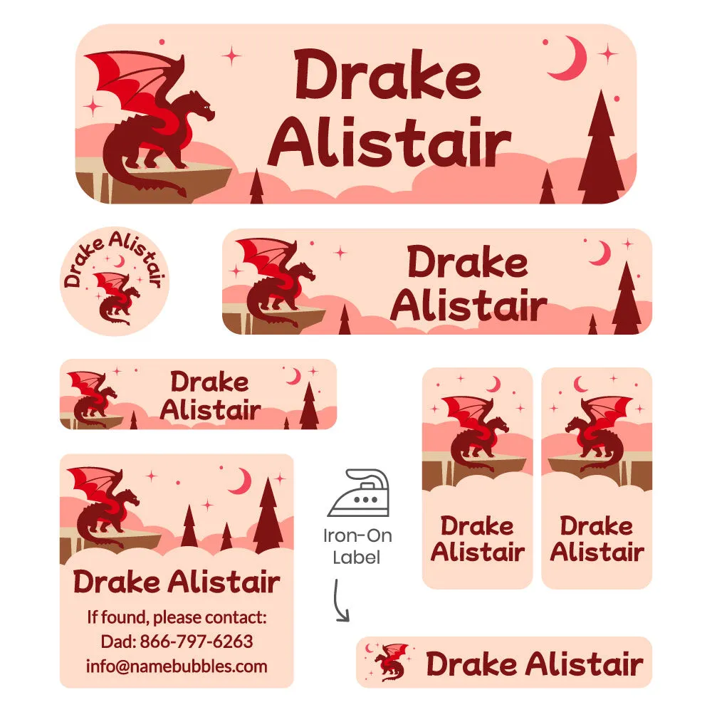 Dragon Sleepaway Camp Labels Pack