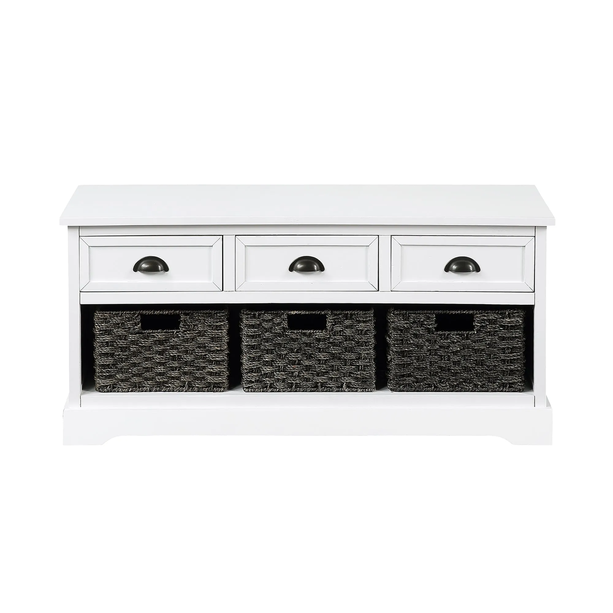 Elegant Essence Wood Storage Bench