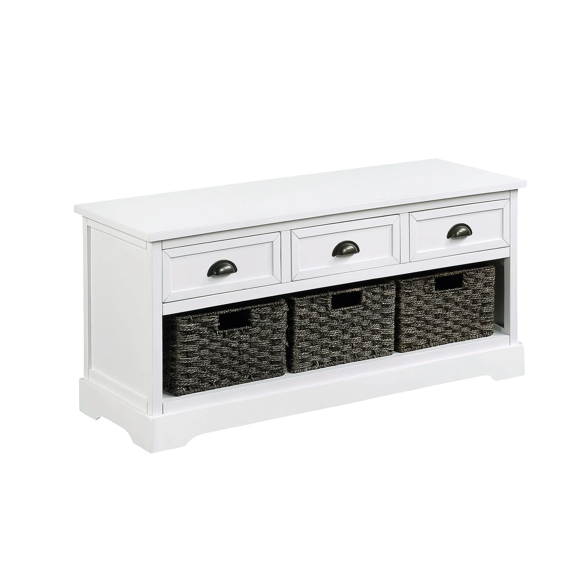 Elegant Essence Wood Storage Bench